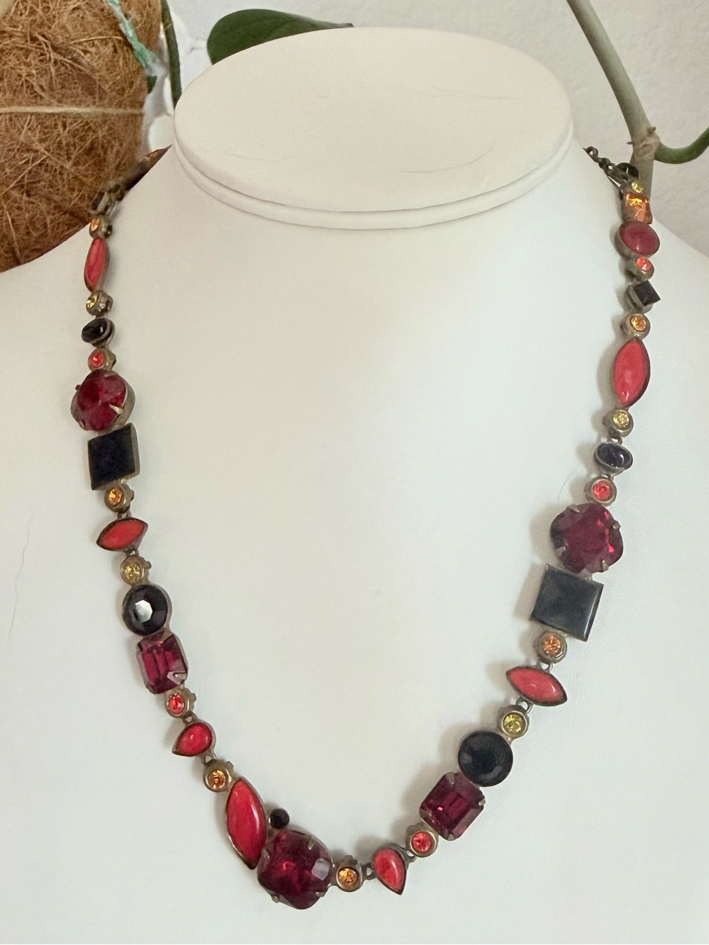 Sorrelli Brass Tone Crystal Necklace